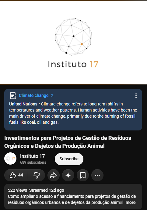 Investments for Projects of Organic Waste and Animal Production Waste Management